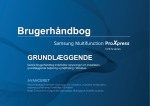 Samsung Multifunktions farvelaserprinter C2670FW Brugervejledning