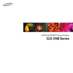 Samsung CLX-3160FN Brugervejledning