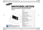 Samsung GE82NC-S Brugervejledning