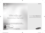 Samsung GE87MC Mikrob&oslash;lgeovne, 23 L Brugervejledning