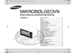 Samsung Fritst&aring;ende mikrob&oslash;lgeovn 20 liter GE89MSTC Brugervejledning