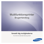 Samsung Multifunktion Monoprinter SCX-4623F Brugervejledning