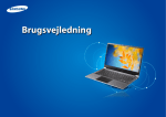 Samsung NP900X3GI Brugervejledning (Windows 7)