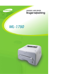 Samsung ML-1750 Brugervejledning