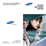 Samsung SGH-S300 Uživatelská přiručka