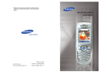 Samsung SGH-E800 Uživatelská přiručka