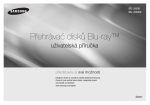 Samsung Blu-ray Player J5500 Uživatelsk&aacute; přiručka