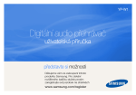 Samsung YP-W1AW Uživatelsk&aacute; přiručka