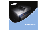 Samsung CLP-650 Uživatelsk&aacute; přiručka