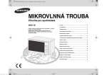 Samsung MW71E Uživatelsk&aacute; přiručka