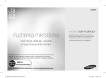 Samsung MARIMBA-23 Mikrovlnn&aacute; trouba 
solo SLIM FIT, nerez, 23 l Uživatelsk&aacute; přiručka