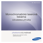 Samsung ML-1865W Uživatelská přiručka