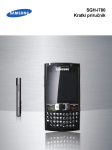 Samsung SGH-I780 Priručnik za korisnike