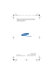 Samsung SGH-X460 User Manual