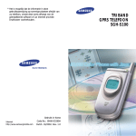 Samsung SGH-S100 User Manual
