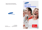 Samsung SGH-E310 User Manual