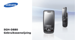 Samsung D880 User Manual