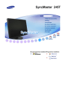 Samsung 245T
24" LCD monitor User Manual