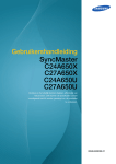 Samsung 24" Series 6
Full HD Monitor User Manual