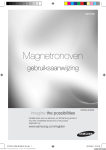 Samsung 36 liter
Combi Microgolfoven User Manual