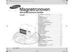 Samsung 28 liter
Combi Microgolfoven User Manual