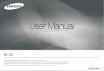 Samsung M100 User Manual