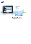 Samsung SPF-105V
10" Photo frame User Manual