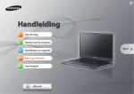 Samsung 13,3" Ultradraagbaar Notebook Intel Ci5 NP900X3C-A02BE User Manual (Windows 7)