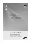 Samsung 532 Litres Réfrigérateur 2-portes (A++)
RS7528THCSL Manuel de l'utilisateur