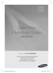 Samsung HT-D550
DVD 5.1 canaux 1 000 W Manuel de l'utilisateur