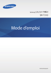 Samsung Galaxy Tab 3 (8.0, Wi-Fi) Manuel de l'utilisateur(Kitkat)