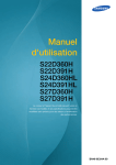 Samsung FHD Moniteur 24" (3-series) S24D391HL
 Manuel de l'utilisateur
