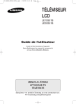 Samsung LE15S51B Manuel de l'utilisateur