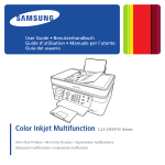 Samsung CJX-2000FW Manuel de l'utilisateur