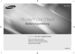 Samsung Blu-ray Player
BD-F5100 Benutzerhandbuch