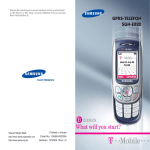 Samsung SGH-E820 Benutzerhandbuch