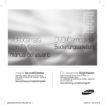 Samsung VP-DX105 Benutzerhandbuch