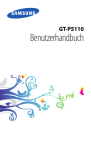 Samsung GT-P5110 Benutzerhandbuch