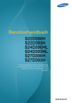 Samsung 22" LED Monitor 
mit Touch of Color Rahmen Benutzerhandbuch