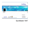Samsung 194T Benutzerhandbuch