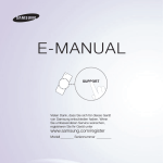 Samsung 40" LED TV
ES7080 Benutzerhandbuch