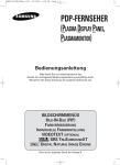 Samsung PS-50P4H1 Benutzerhandbuch