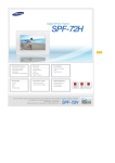 Samsung SPF-72H Benutzerhandbuch