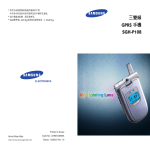 Samsung SGH-P108 用戶手冊