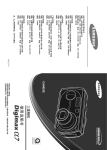 Samsung DIGIMAX V70 用戶手冊