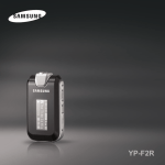 Samsung YP-F2XB User Manual