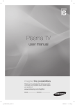 Samsung PS63B680T5M User Manual