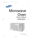 Samsung MW5592W User Manual