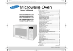 Samsung MW1040WA User Manual
