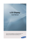 Samsung 700DX-3 User Manual